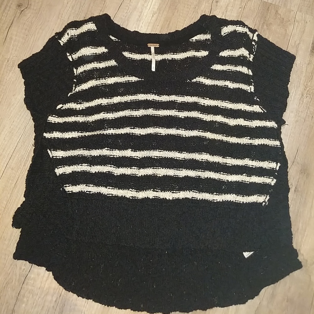 Free People Cropped Sweater Shirt